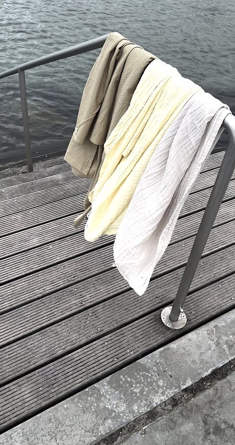 Wellness Drap de bain 110 x 165 cm, beige