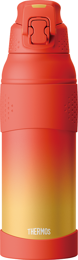 Botella térmica deportiva, 1 l, degradado naranja