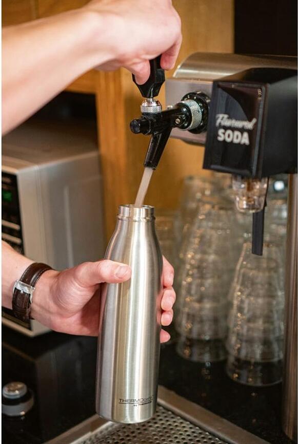 Botella térmica THERMOcafé, 500 ml, plata