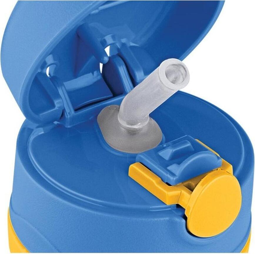 Foogo Termo steklenička za otroke 18 m+ s slamico, 290 ml, roza