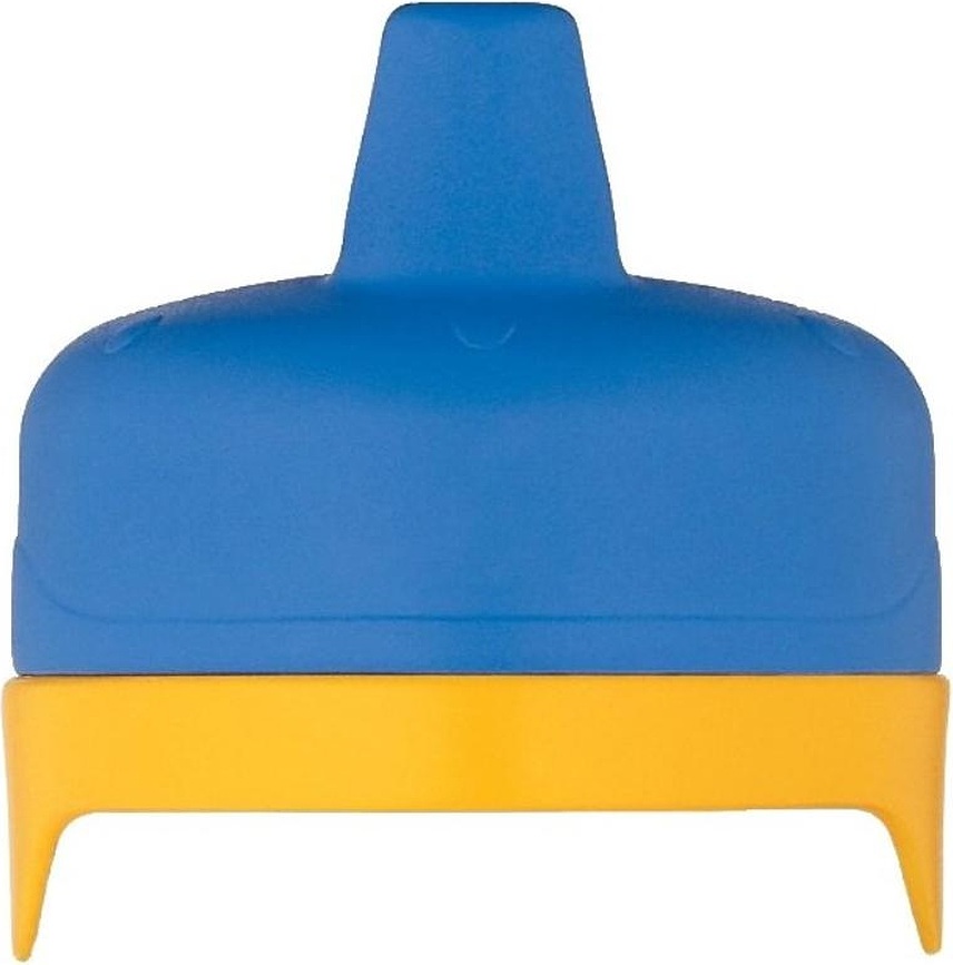 Foogo Trdi ustnik za otroško termo stekleničko, 12 m+, rumeno-moder