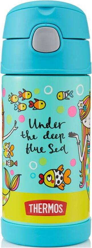 FUNtainer Termovka s slamico, 355 ml, motiv morske deklice