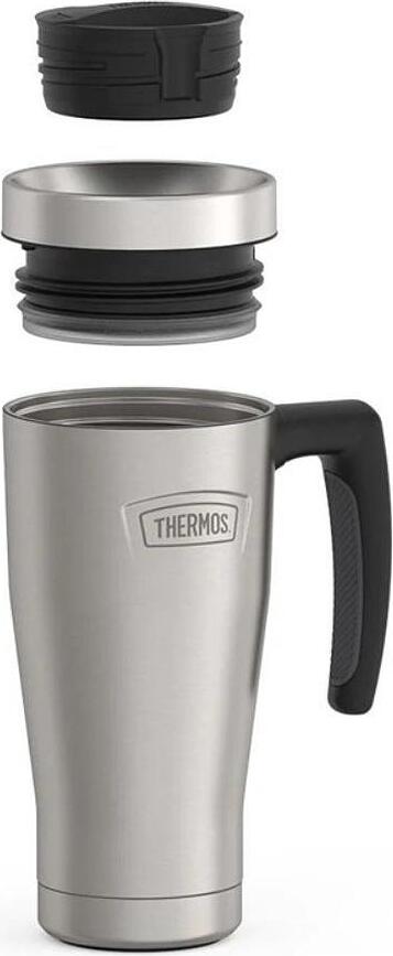 Icon Termo Skodelica z ročajem, 470 ml, temno siva