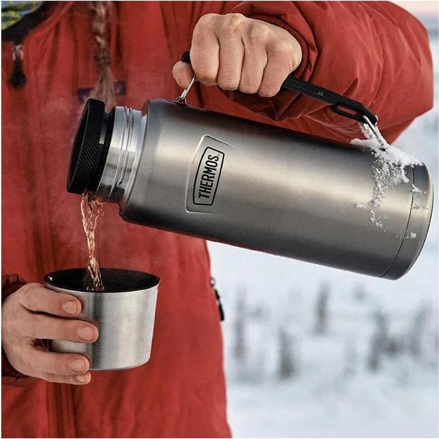 Icon Termos z ročajem, 1,2 l, srebrn