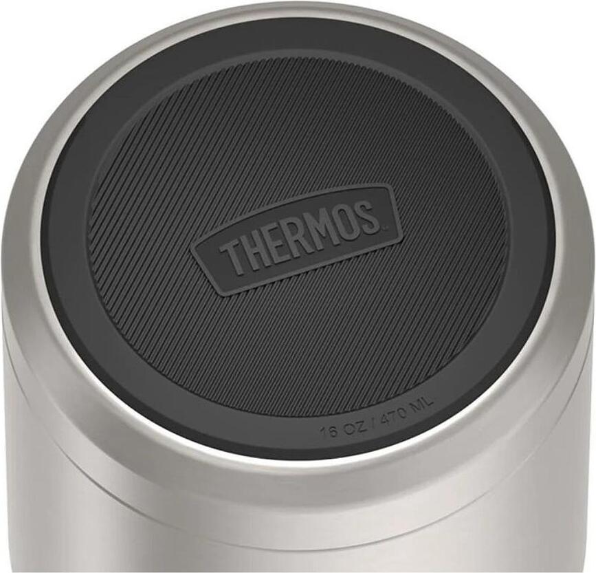 Icon Thermos Alimentaire avec cuillère pliable, 710 ml, vert, Set 2 pièces