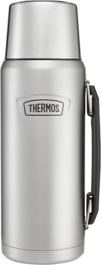 Icon Thermoskanne mit Griff 1,2 l, silber