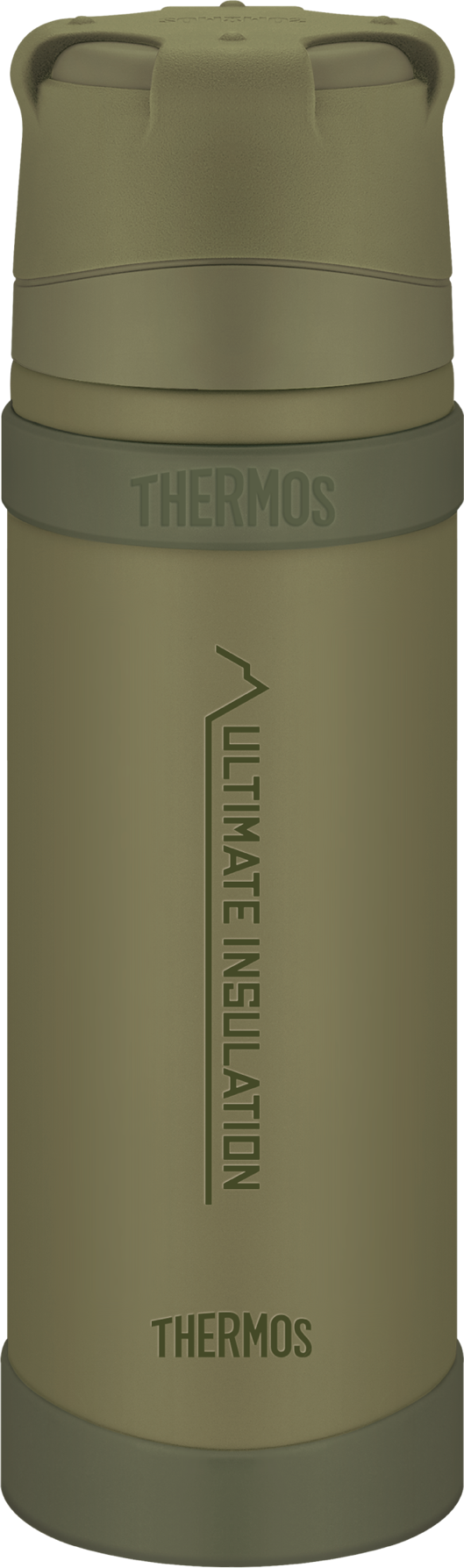 Mountain Isolierflasche 500 ml, khaki