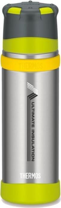 Mountain Thermoskanne 500 ml, silber-grün