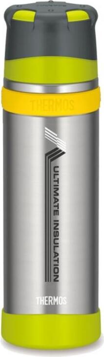 Mountain Thermoskanne 750 ml, silber-grün