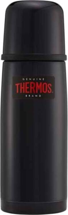 Mountain Thermoskanne mit Druckknopfverschluss 350 ml, schwarz