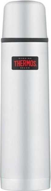 Mountain Thermoskanne mit Druckknopfverschluss, 500 ml, silber
