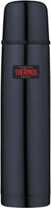 Mountain Thermoskanne mit Druckknopfverschluss, 750 ml, schwarz
