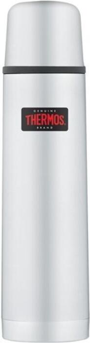 Thermoskannen Mountain Thermoskanne Mit Druckknopfverschluss, 750 Ml, Silber