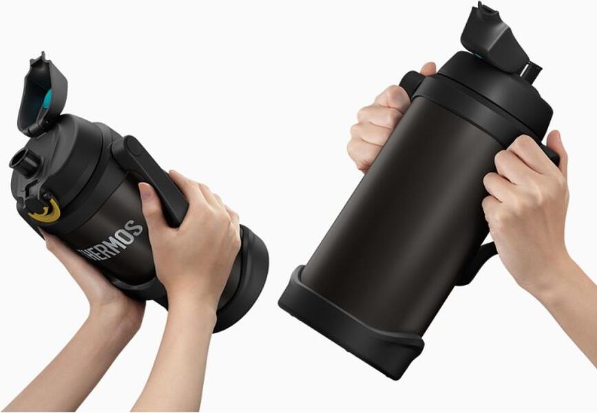 Θερμός με λαβή, 3 L, μαύρος