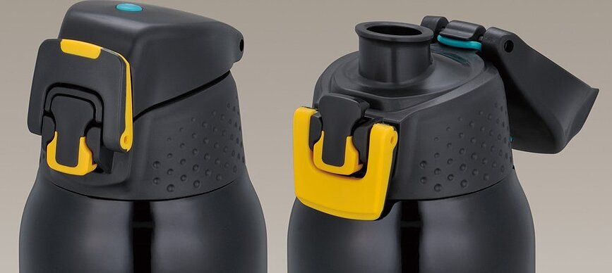 Sport Gourde Isotherme avec étui de transport, 1 L, Set 2 pièces