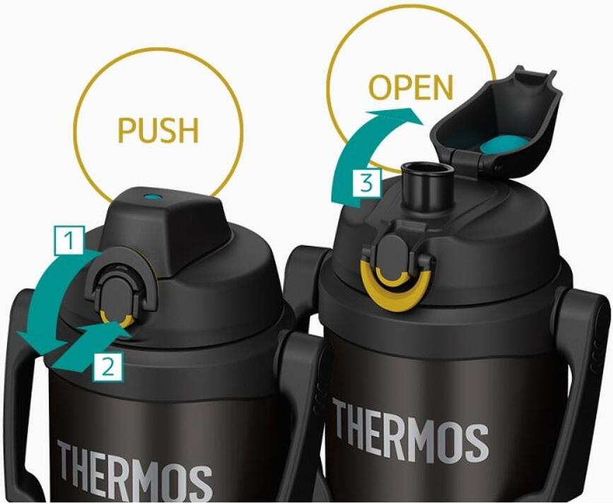 Bidon Isotherme avec poignée, 3 L, noir