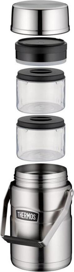 Stainless King Termos za hrano, 2 posodi, 3-delni set