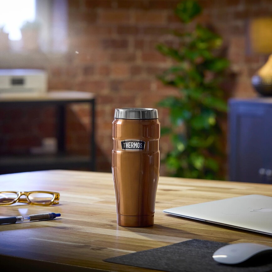 Style Mug Isotherme 470 ml, bleu