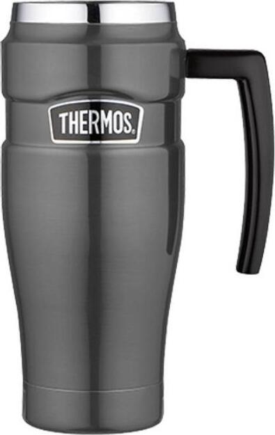 Style Thermobecher mit Griff 470 ml, grau