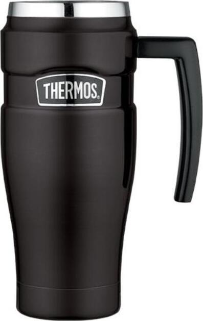 Style Thermobecher mit Griff 470 ml, mattschwarz