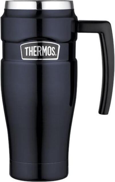 Style Thermobecher mit Henkel, 470 ml, dunkelblau