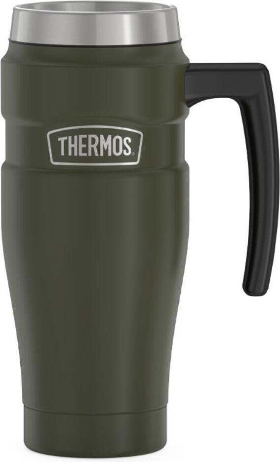 Style Thermobecher mit Henkel, 470 ml, dunkelgrün