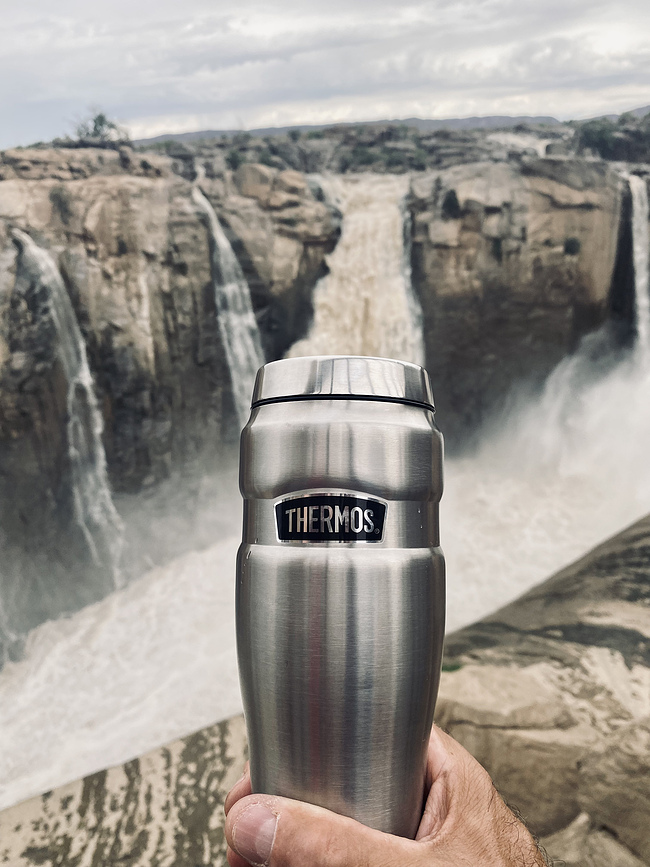 Style Κούπα Θερμός, 470 ml, μπλε