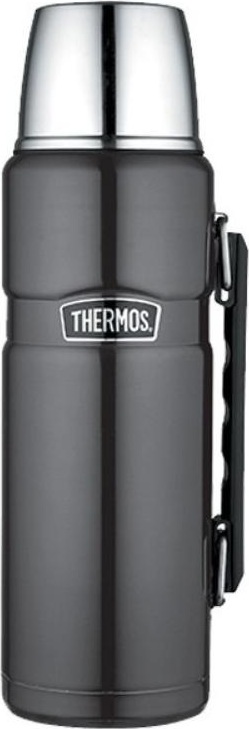 Style Thermoskanne mit Griff, 1,2 l, grau