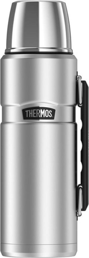 Style Thermoskanne mit Griff 1,2 l, silber