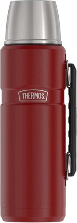 Style Thermoskanne mit Griff 1,2 l, Ziegelrot