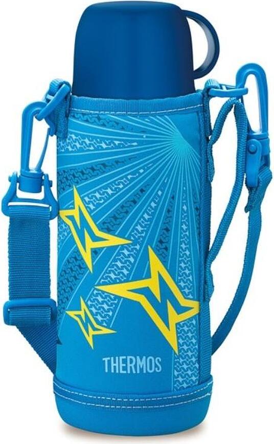 Termo Infantil Active, 800 ml, con 2 tapas y estuche, morado