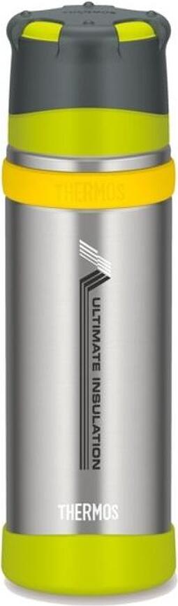 Termo Mountain, 500 ml, plateado y verde