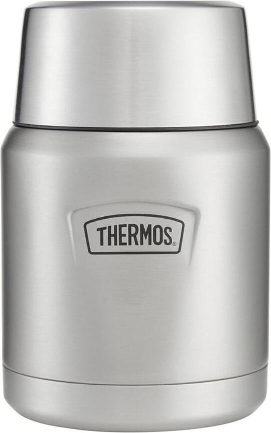 Termo para Alimentos con cuchara plegable Icon, 470 ml, gris beige, 2 piezas