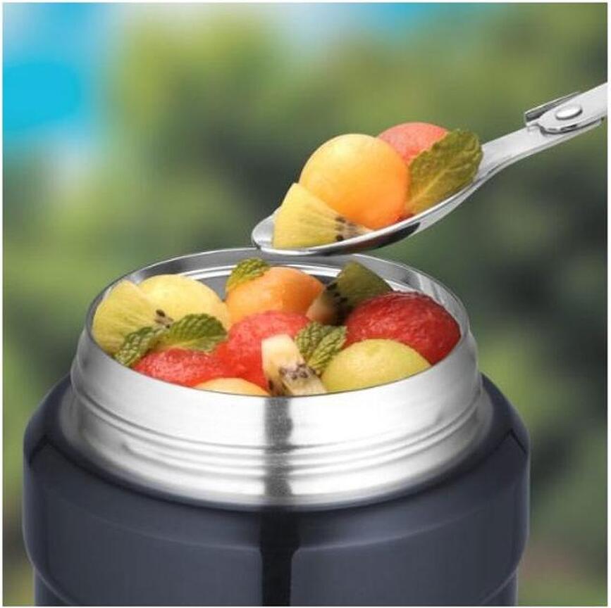 Termo para Alimentos con cuchara plegable Style, 470 ml, verde pastel, Set de 2 piezas