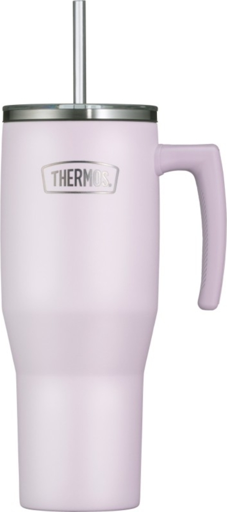 Thermos Refreshing Thermobecher mit Strohhalm 1,1 l, lavendel matt