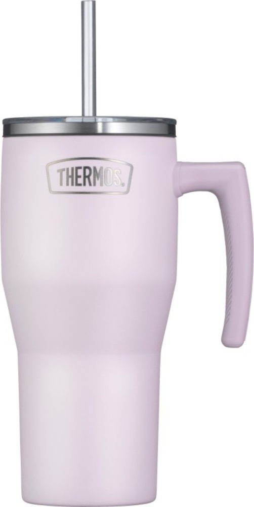 Thermos Refreshing Thermobecher mit Strohhalm 850 ml, lavendel matt