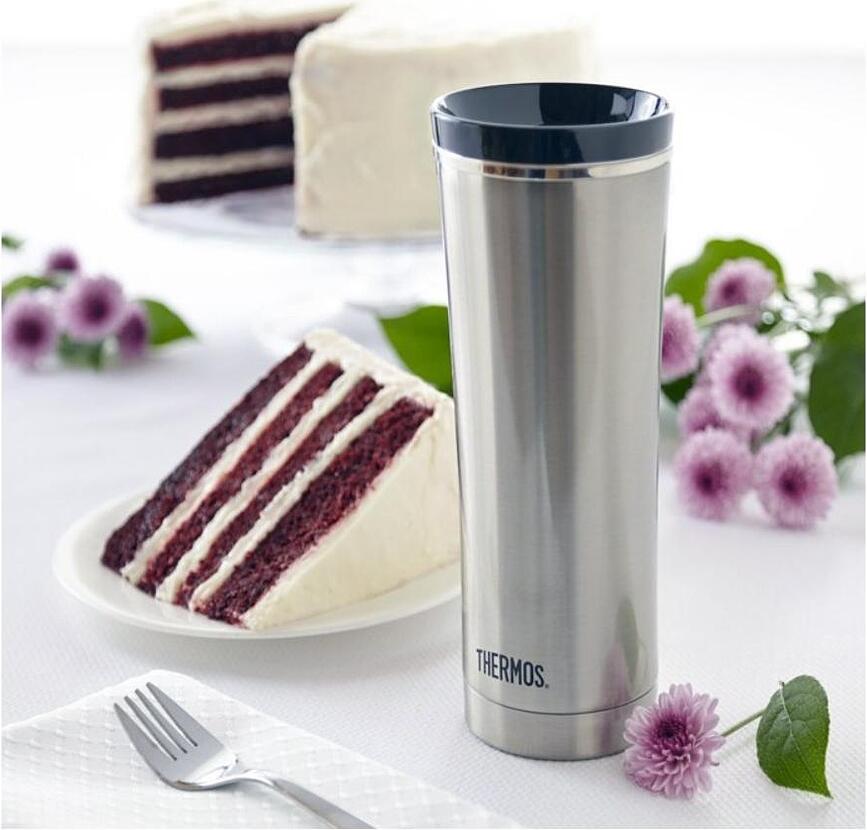 Vaso Térmico Style, 470 ml, alto, plateado