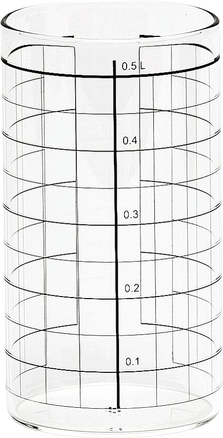 Poháre / poháriky Tre Double Lines 500 ml 4 ks