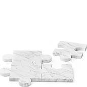 Puzzle Clipboards white marble 4 el.
