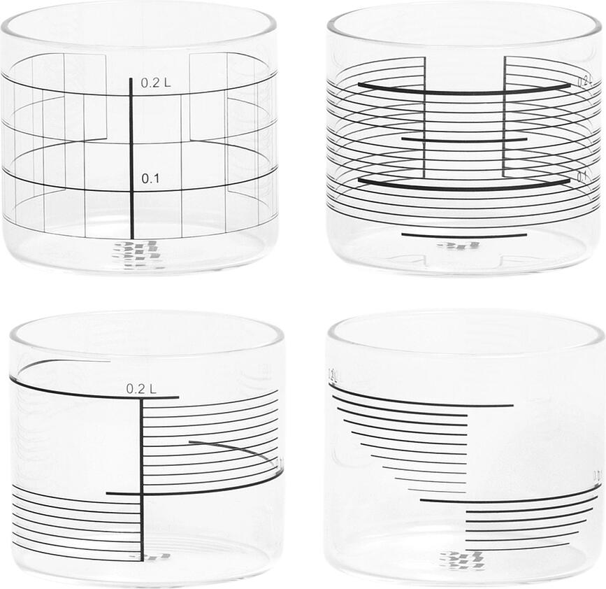 Tre Verres 200 ml, Lot de 4