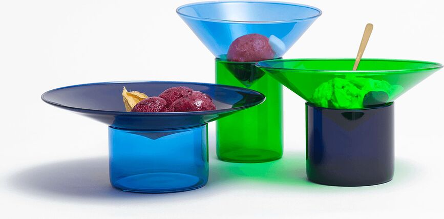 Juego de Vajilla Vovo, de colores, Set de 6 piezas