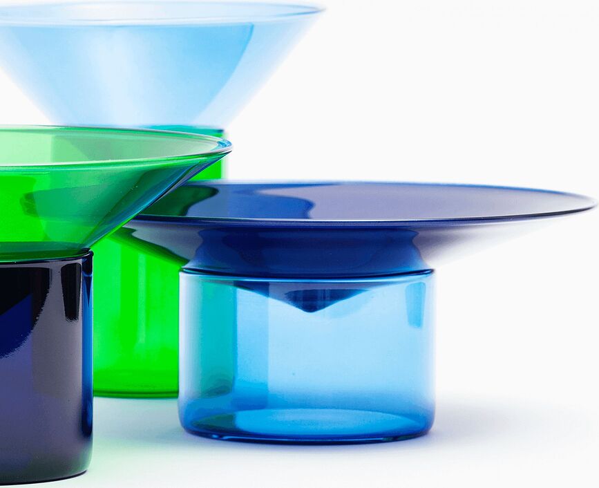 Juego de Vajilla Vovo, de colores, Set de 6 piezas