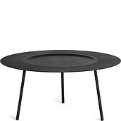 Woodplate Coffee table large black