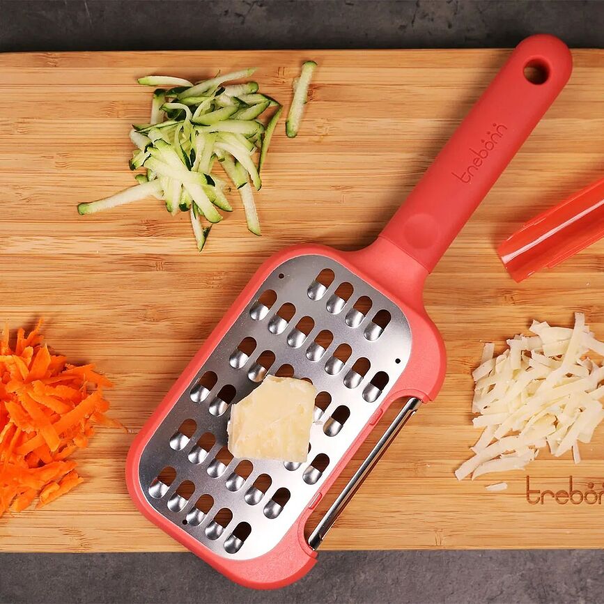 Rallador Trebonn, para verduras, con pelador