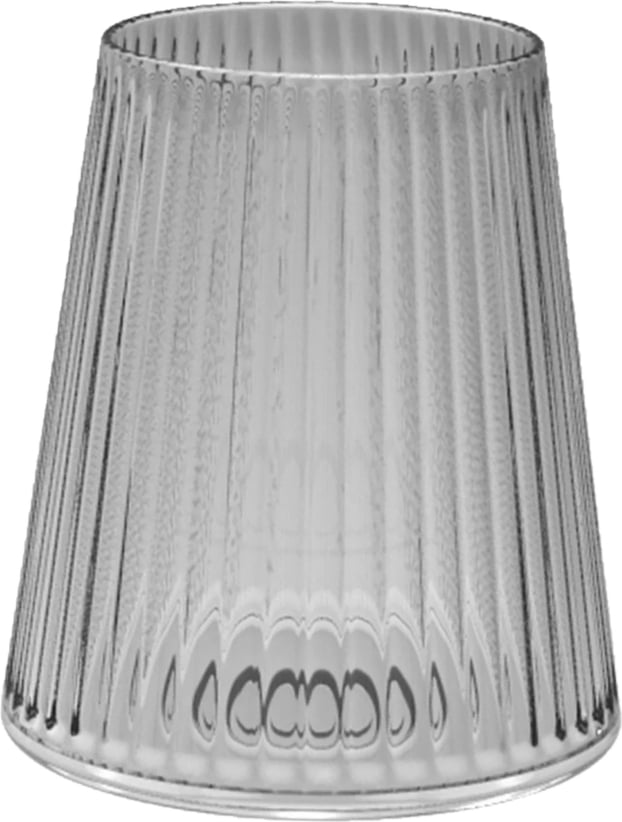 SplitGlass Easy Trinkglas oder Weinglas aus Kunststoff 550 ml, transparent