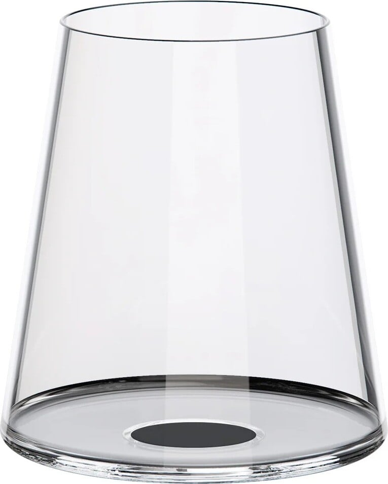 SplitGlass Gläser oder Rotweingläser 450 ml, schwarz, 2 St.