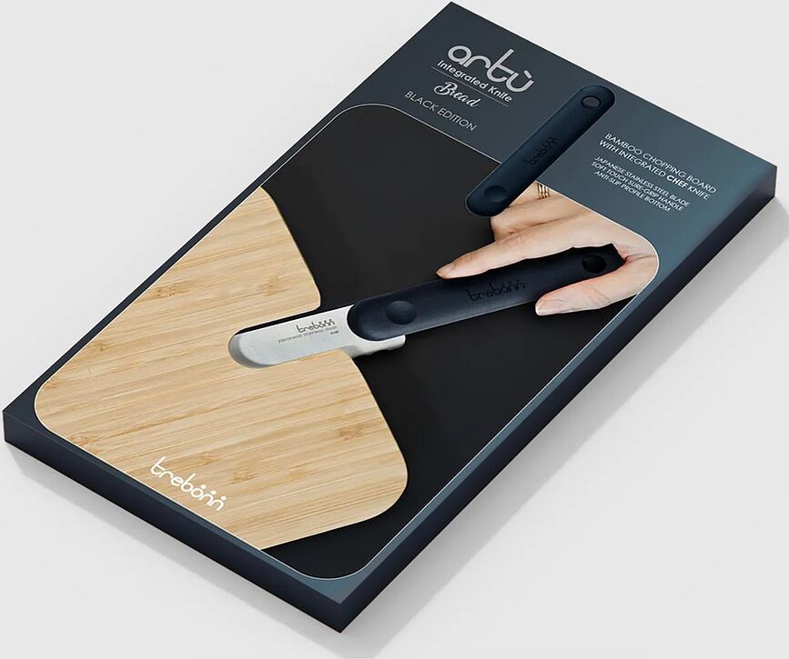 Tabla de Cortar Artu, con cuchillo para pan