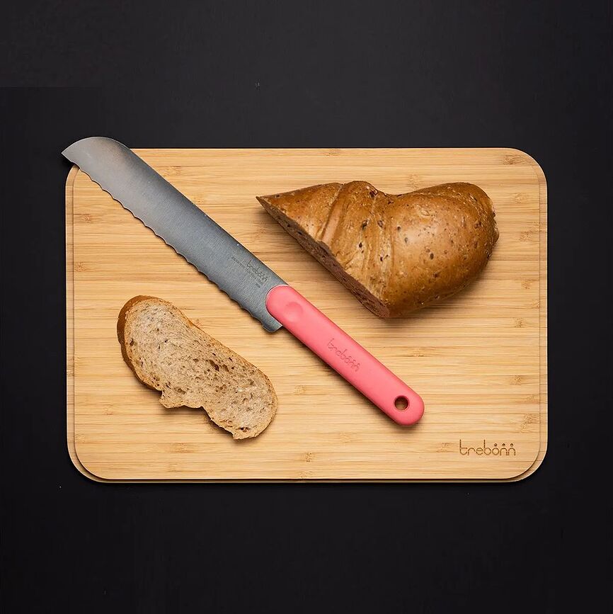 Trilogy Planche à Découper avec égouttoir et support pour plats chauds, Set 3 pièces