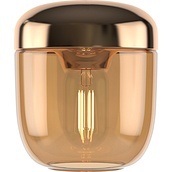 Acorn Lamp amber brass