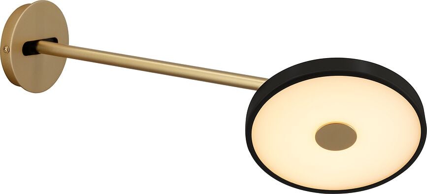 Aplique de pared Asteria, 42 cm, oliva